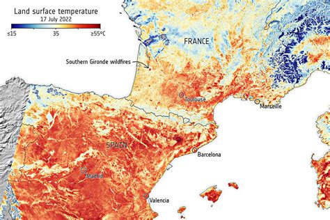 Imagens De Sat Lite Mostram Onda De Calor Na Europa Veja Graveola