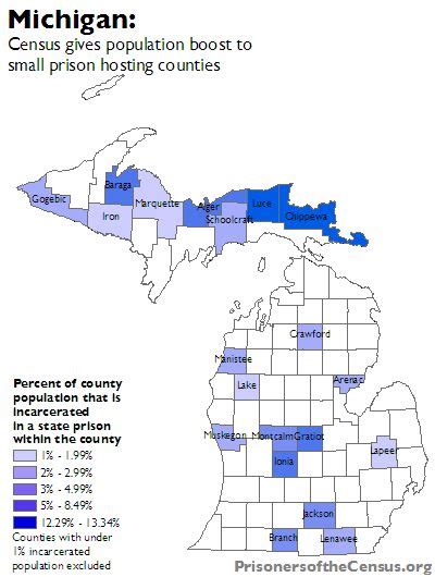 Prisons In Michigan Map Sam Leslie
