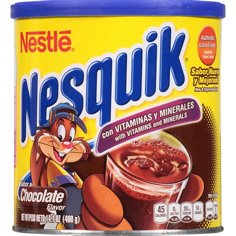 Buy Nesquik Chocolate Flavored Powder 141 Oz Canister Online At