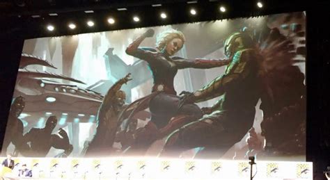 First ‘captain Marvel Concept Art Shows Brie Larson In Her Supersuit