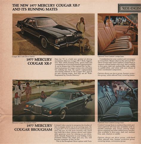 Ford 1977 Mercury Sales Brochure