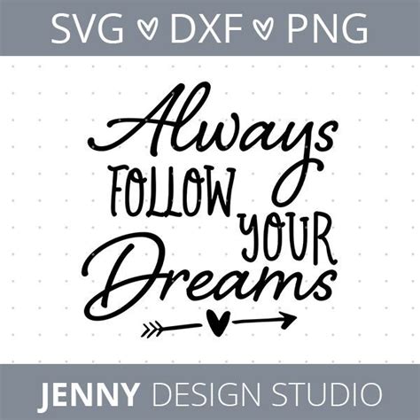 Download Follow Your Dreams svg, svg Files, svg Files Sayings, svg ...