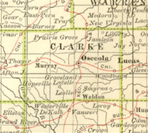 1897 Century Atlas Of The State Of Iowa