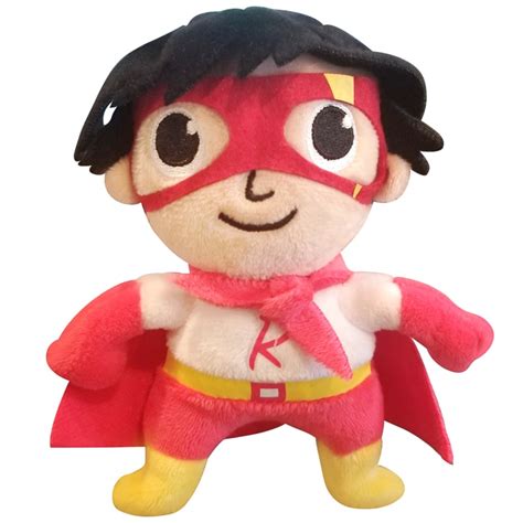 Funny cartoons for kids where we see into the world of the. Ryan's World 7" Plush Toy - Red Titan | Animal Toys - B&M