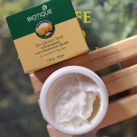 Biotique Bio Quince Seed Nourishing Face Massage Cream Review Skincare Villa