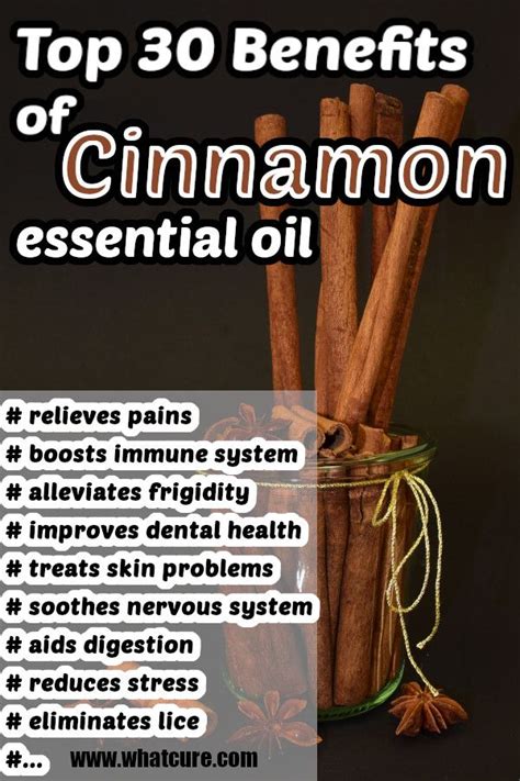 Top 30 Benefits Of Cinnamon Essential Oil Cinnamon Essential Oil