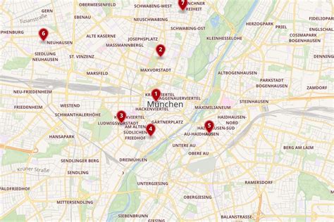 Munich Beer Garden Map Fasci Garden