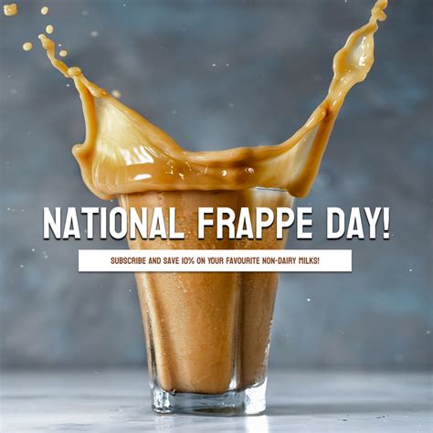 National Frappe Day Satisfine Foods