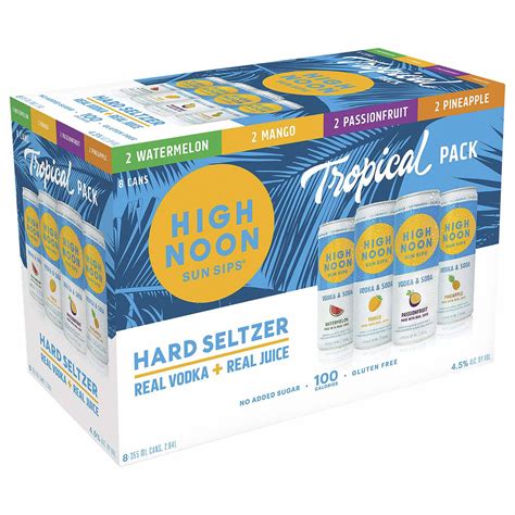High Noon Seltzer Tropical Variety Pack Hard Seltzer Buy Now Barbank