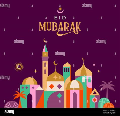 Geometric Style Colorful Islamic Ramadan Kareem Banner Poster Design