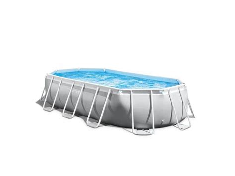 Intex 165ft X 9ft 48in Prism Frame Oval Above Ground Swimming Pool