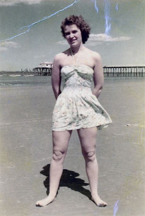 1950s The Early Days Of Swimwear Outbreak 43 Color Snapshots Show