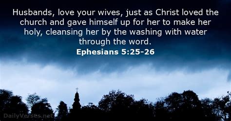 Verse Of The Day Ephesians 525 26 Kjv Highland Park Baptist Church