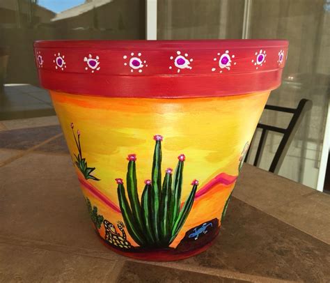 45 Ideas Painting Flower Pots Mexican For 2019 Decorated Flower Pots