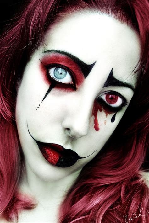 Naughty Harlequin Clown Costume Halloween Makeup Scary Scary Halloween Costumes Halloween