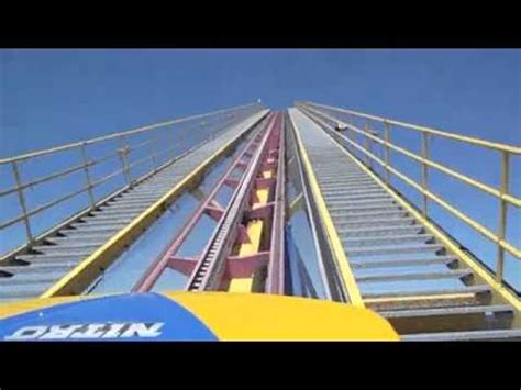 Manufactured by bolliger & mabillard, the hyper coaster model opened to the public on april 7, 2001. Nitro Six Flags Great Adventure Roller Coaster NJ POV ...