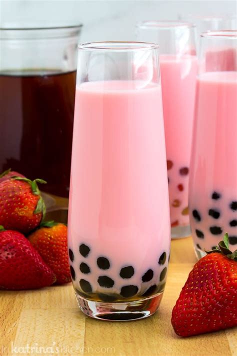 Strawberry Boba Pearls Recipe Without Tapioca Starch