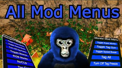How To Get All Mod Menus Gorilla Tag Youtube