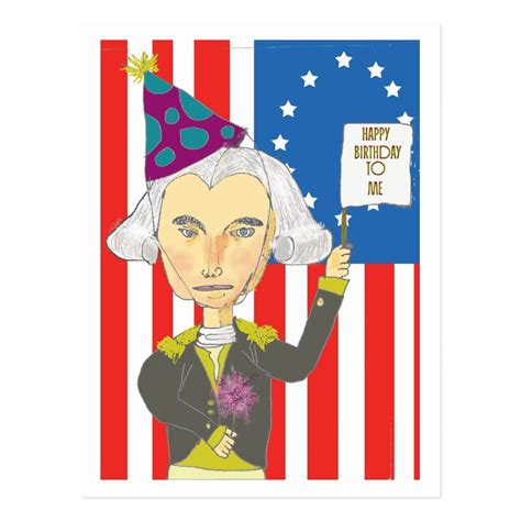 George Washington Postcard Postcard Fathers Day Crafts