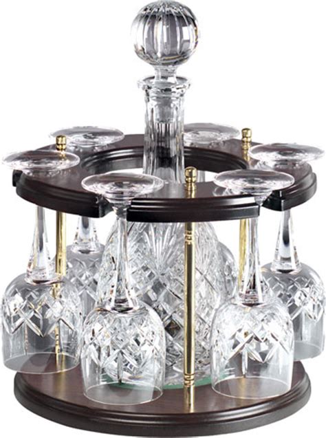 Tray Sets Glasses And Decanters Crystal And Engraving From Warwick