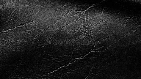Soft Black Leather Texture Closeup Background Stock Photo Image Of