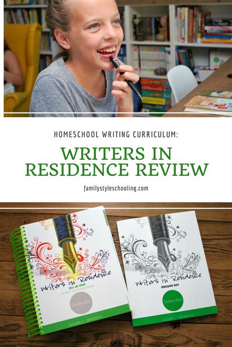 Homeschool Writing Curriculum Writers In Residence Review Homeschool