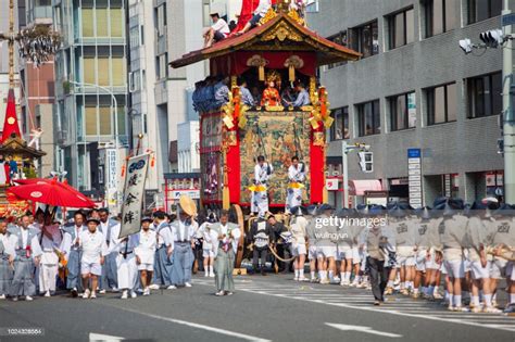 Giant Parade Of Gion Matsuri Festival High Res Stock Photo Getty Images