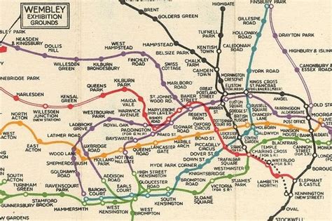 Incredible Old Tube Maps Show What The London Underground Used To Look