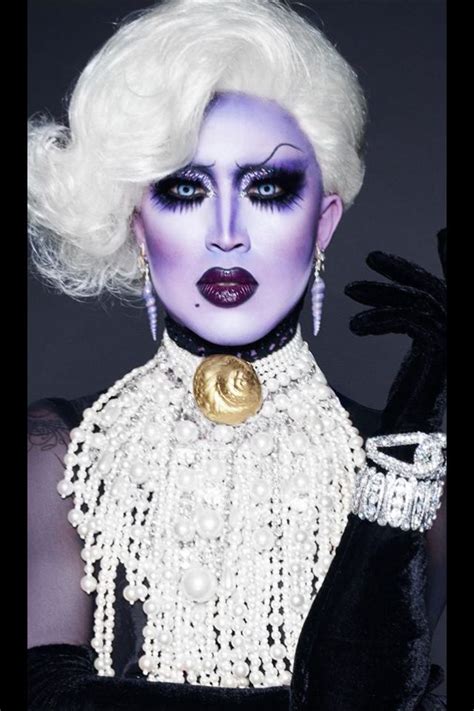 Ursula Make Up Drag Queen Makeup Halloween Doll Halloween Face
