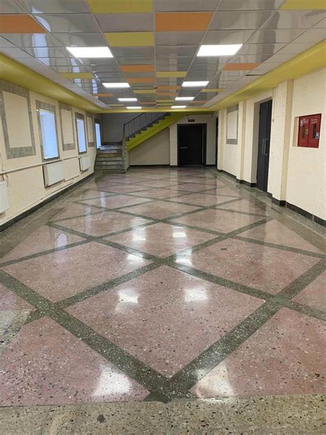 Old Terrazzo Restoration For Office Center Ultralit