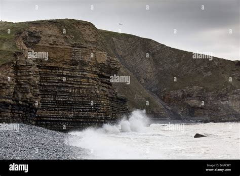 Southerndown Cliffs In Wales Stock Photo Alamy