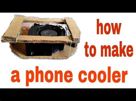 Diy Smartphone Cooler Tutorial How To Make A Phone Cooler How To