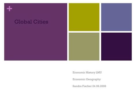 Global Cities Saskia Sassen Economic History