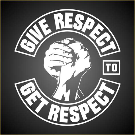 Give Respect To Get Respect Aufkleber