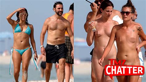 Eva Longoria Major Wardrobe Malfunction On Nude Beach