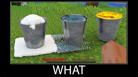 Minecraft Wait What Meme Part 78 Realistic Minecraft Snow Vs Lava Vs Water Mindovermetal English