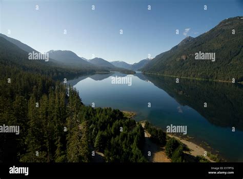 Buttle Lake Vancouver Island Bc Canada Stock Photo Alamy