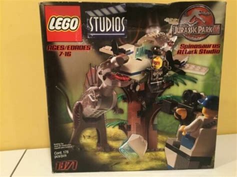 Lego Studios Jurassic Park Iii Spinosaurus Attack 1371 For Sale