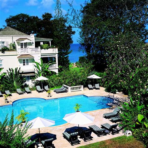 coral reef club barbados looking out onto a superb white sand beach and tranquil lapping sea