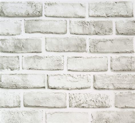 Buy Abyssaly White Grey Brick Wallpaper Peel And Stick 1771 In X 118
