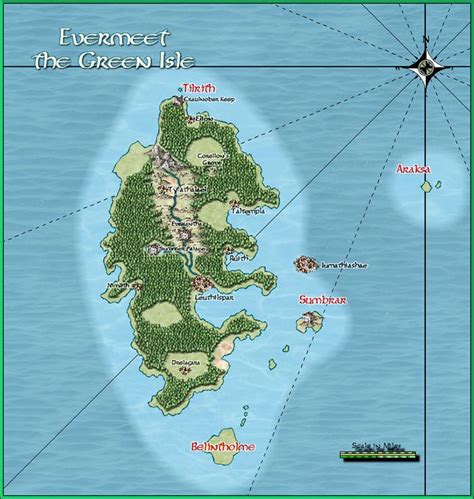 16evermeet Fantasy Map Fantasy World Map