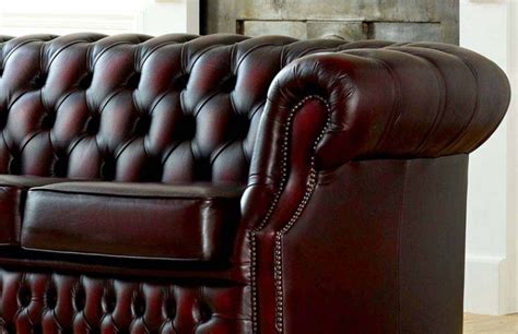 Classic Genuine Italian Leather Sofas Chairs Handmade In Italy