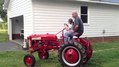 Learning To Drive The Farmall Cub Youtube
