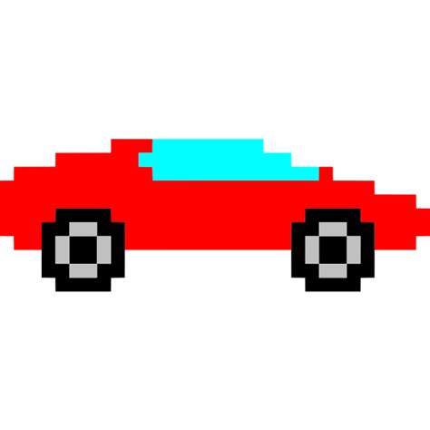 Pixel Art Car Image Free Svg