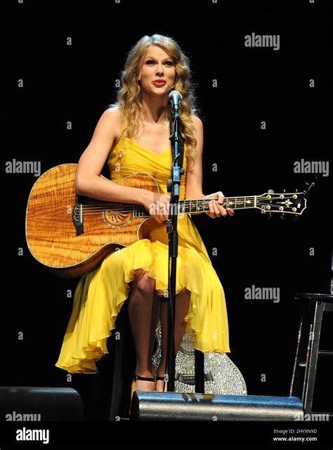 Taylor Swift During The Country Music Hall Of Fame And Museums All