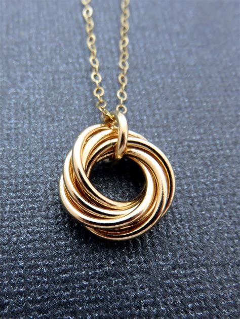 And their brains may require special treatment. 70th Birthday Gift for Women | Seven Gold Ring Necklace ...