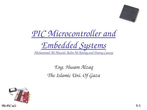 Ppt Pic Microcontroller And Embedded Systems Muhammad Ali Mazidi