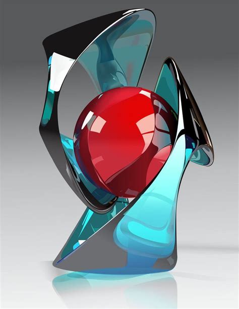 Glass Art This Is An Illustration Of A Real Glass Sculpture Deviant Art Blown Glass Art