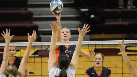 hope college volleyball team honored for academic success
