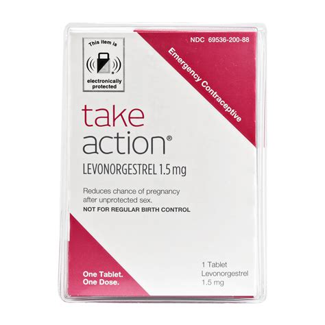 Take Action Emergency Contraceptive Levonorgestrel 15mg